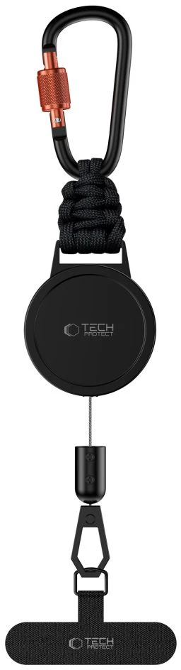TECH-PROTECT ATH04 URBANLOOP APSAUGINIS LAIKIKLIS NUO VAGYSČIŲ Juodas/ORANŽINIS