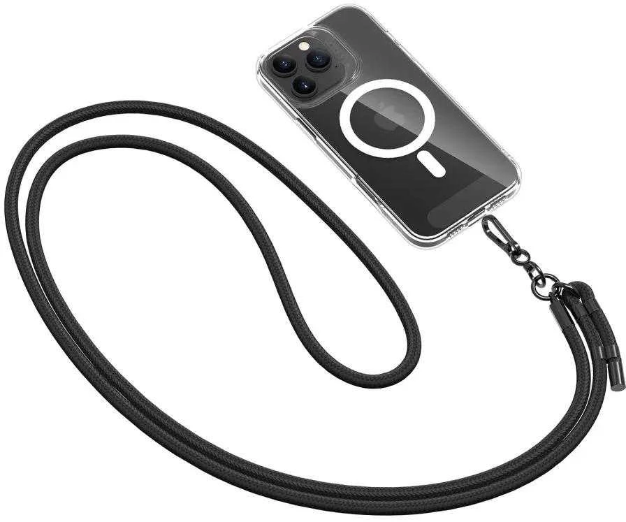 Tech-Protect C1S ROPE CROSSBODY STRAP dėklas telefonui juodos spalvos/dėklas telefonui juodos spalvos