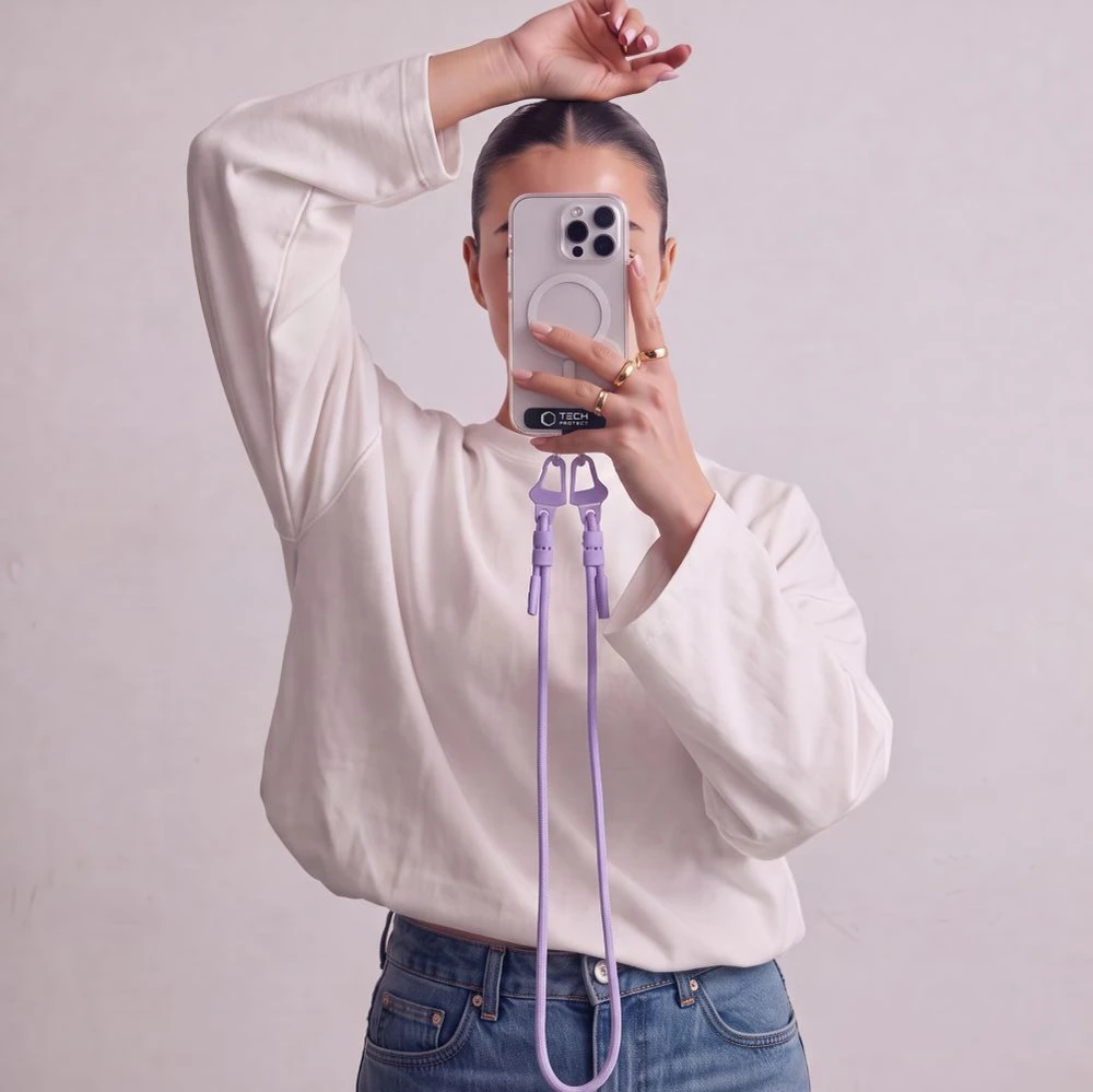 Tech-Protect C5SD ROPE CROSSBODY DIRŽELIS LAVENDER