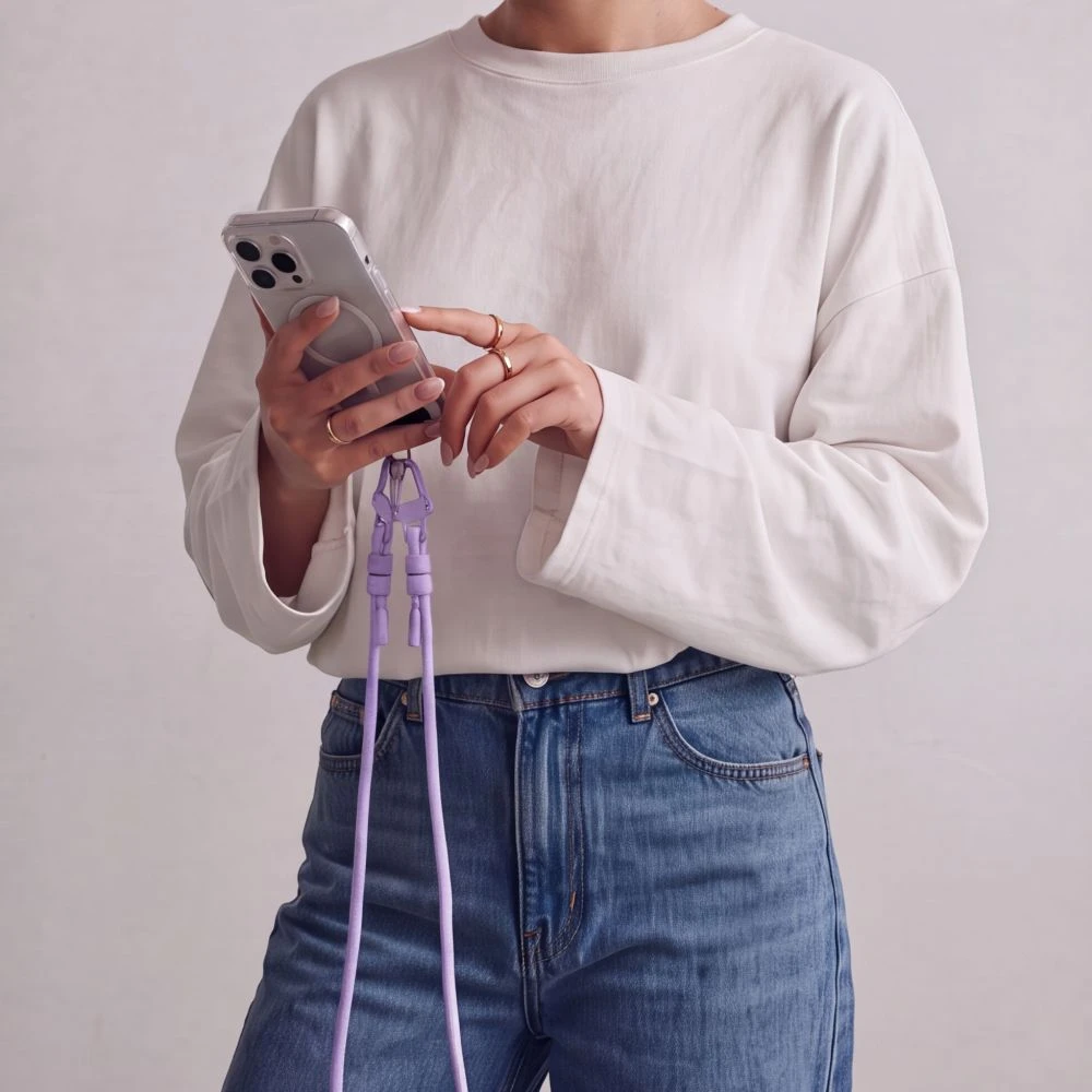 Tech-Protect C5SD ROPE CROSSBODY DIRŽELIS LAVENDER