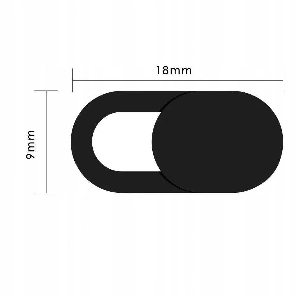 „Tech-Protect Cam Fit+“ 3 nešiojamojo kompiuterio kameros dėklų rinkinys – juodas
