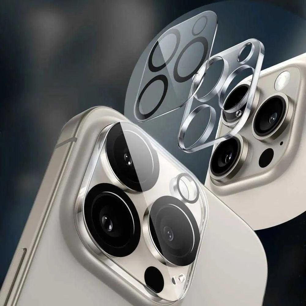 „Tech-Protect Cam Fit+“ kameros dėklas, skirtas „iPhone 17 Pro“ – skaidrus