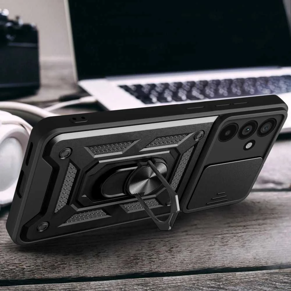 Tech-Protect CamShield Pro dėklas Samsung Galaxy A57 5G juoda