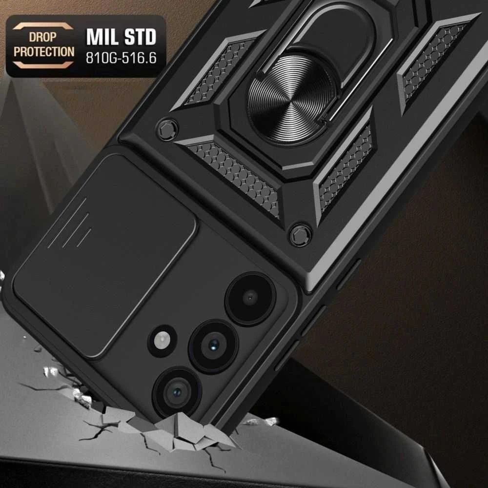 Tech-Protect CamShield Pro dėklas Samsung Galaxy A57 5G juoda