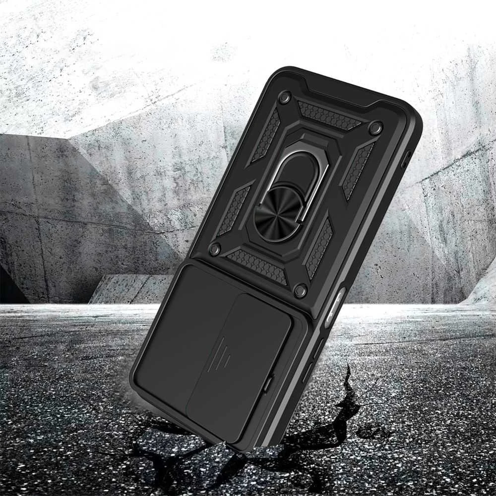 Tech-Protect CamShield Pro dėklas skirtas Xiaomi Redmi 15 4G / 5G – juodos spalvos