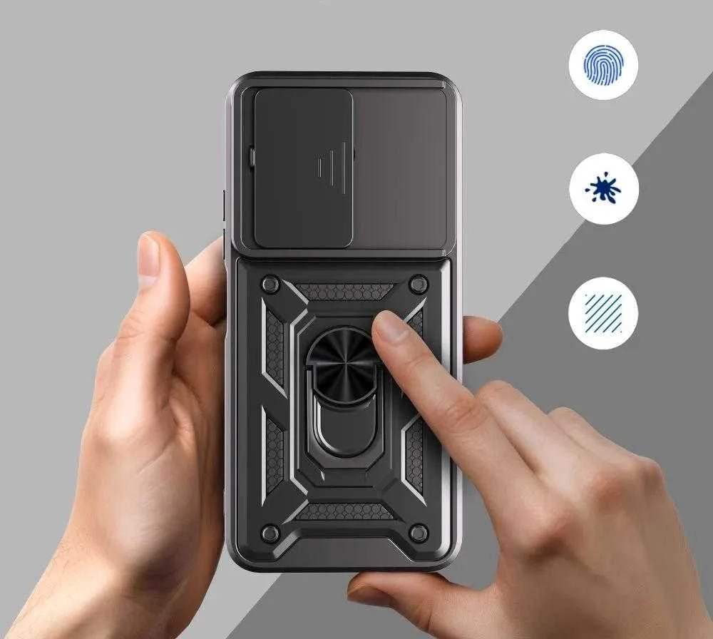 Tech-Protect CamShield Pro dėklas skirtas Xiaomi Redmi 15C - juodos spalvos