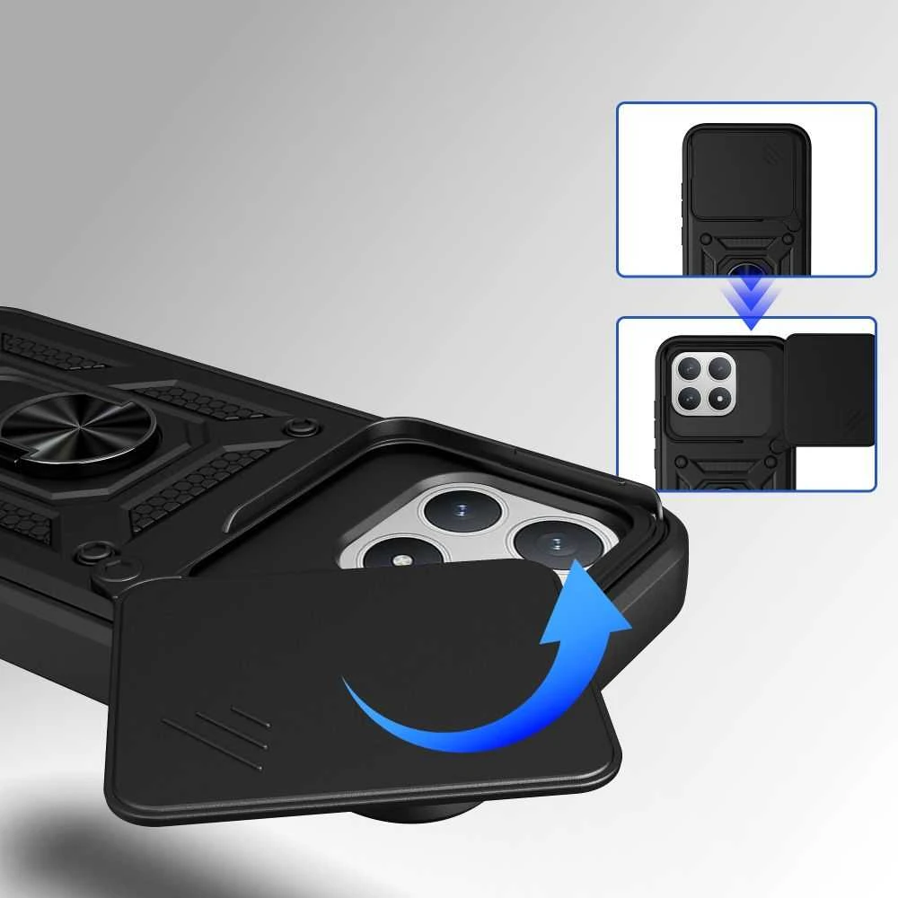 Tech-Protect CamShield Pro dėklas telefonui Xiaomi Poco F8 Pro juodos spalvos