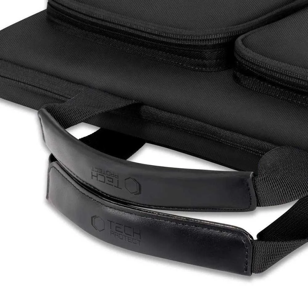 Tech-Protect Defender Bag for 17" Nešiojamas kompiuteris - Juodas