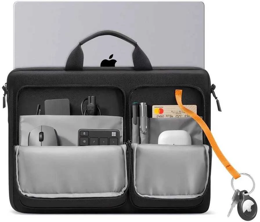 Tech-Protect Defender Bag for 17" Nešiojamas kompiuteris - Juodas