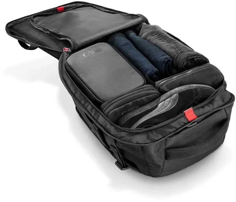 Tech-Protect Defender S40 Backpack for Ryanair & Wizzar, 20L Nešiojamas kompiuteris - Juodas