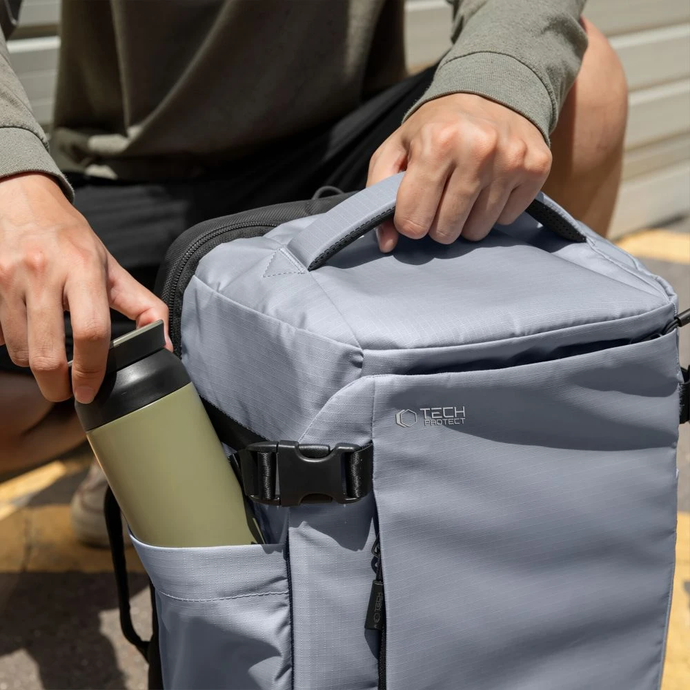 Tech-Protect DEFENDER S70 RYANAIR & WIZZAIR KELIONINĖ KUORINĖ NEŠIOJAMAM KOMPIUTERIUI 24L 40x30x20 URBAN Pilkas