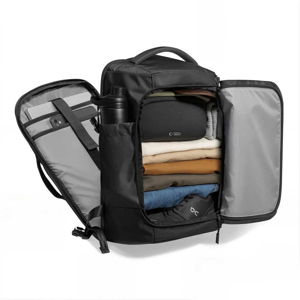 Tech-Protect DEFENDER S70 RYANAIR & WIZZAIR KELIONINĖ KUORINĖ NEŠIOJAMAM KOMPIUTERIUI 24L 40x30x20 JUODA