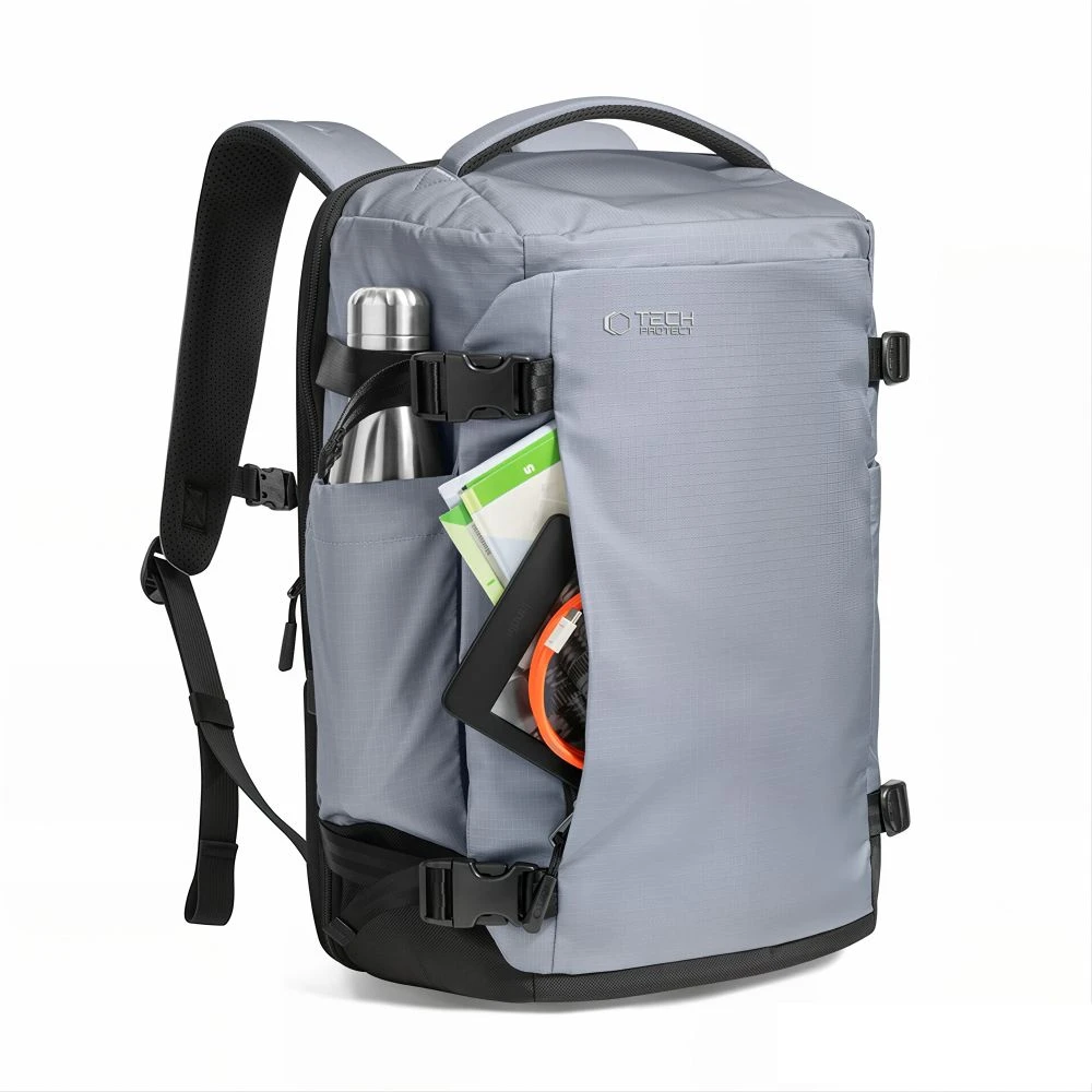 Tech-Protect DEFENDER S70 RYANAIR & WIZZAIR KELIONINĖ KUORINĖ NEŠIOJAMAM KOMPIUTERIUI 24L 40x30x20 URBAN Pilkas