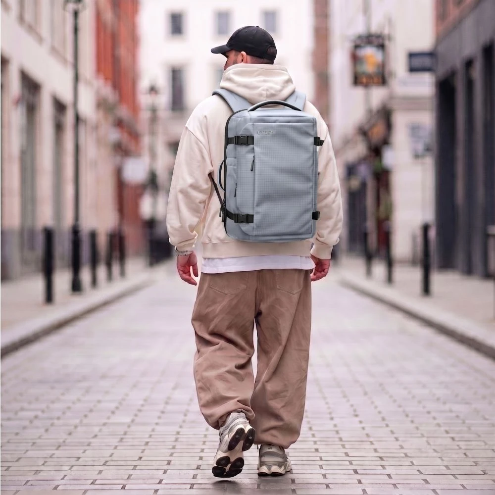 Tech-Protect DEFENDER S70 RYANAIR & WIZZAIR KELIONINĖ KUORINĖ NEŠIOJAMAM KOMPIUTERIUI 24L 40x30x20 URBAN Pilkas