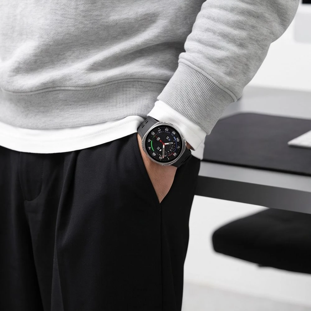 Tech-Protect DEFENSE 2-PACK SAMSUNG Samsung Galaxy WATCH 8 / 9 (40 MM) MATINIS Juodas IR SKAIDRUS