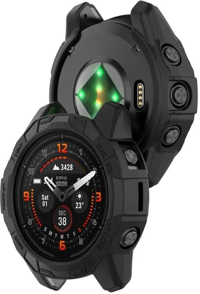 Tech-Protect Defense Air dėklas skirtas Garmin Fenix 7X / 7X Pro – juodos spalvos