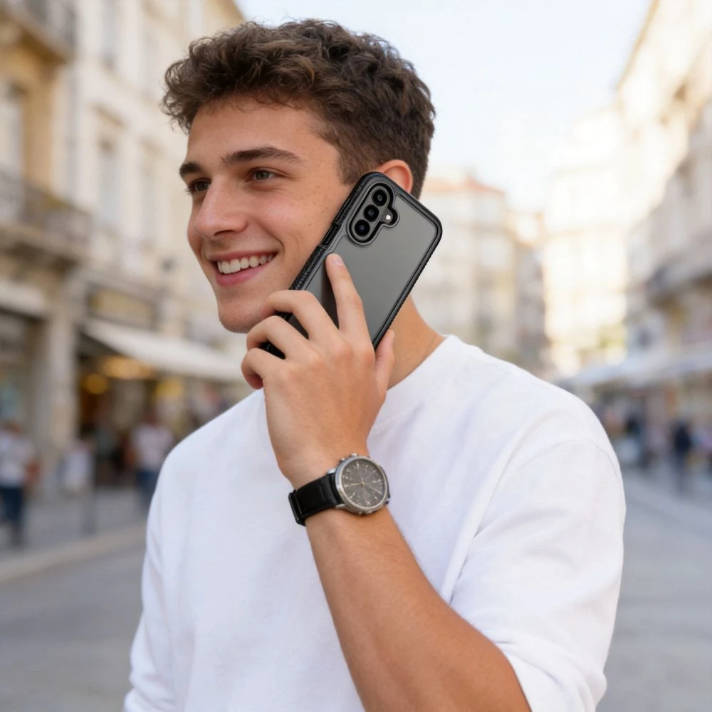 Dėklas Tech-Protect DEFENSE GALAXY A36 / A56 / A27 / A37 5G MATINIS Juodas