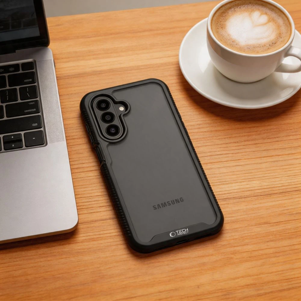 Dėklas Tech-Protect DEFENSE GALAXY A36 / A56 / A27 / A37 5G MATINIS Juodas