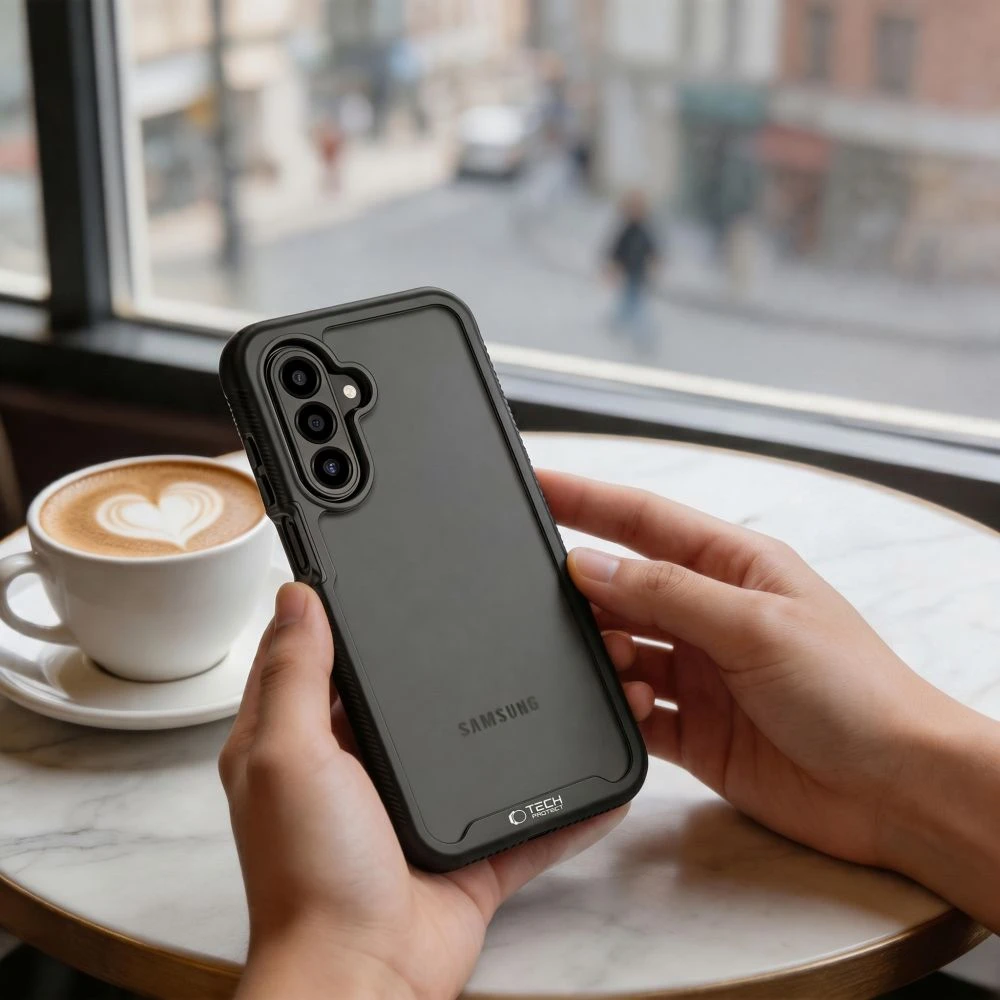 Dėklas Tech-Protect DEFENSE GALAXY A36 / A56 / A27 / A37 5G MATINIS Juodas