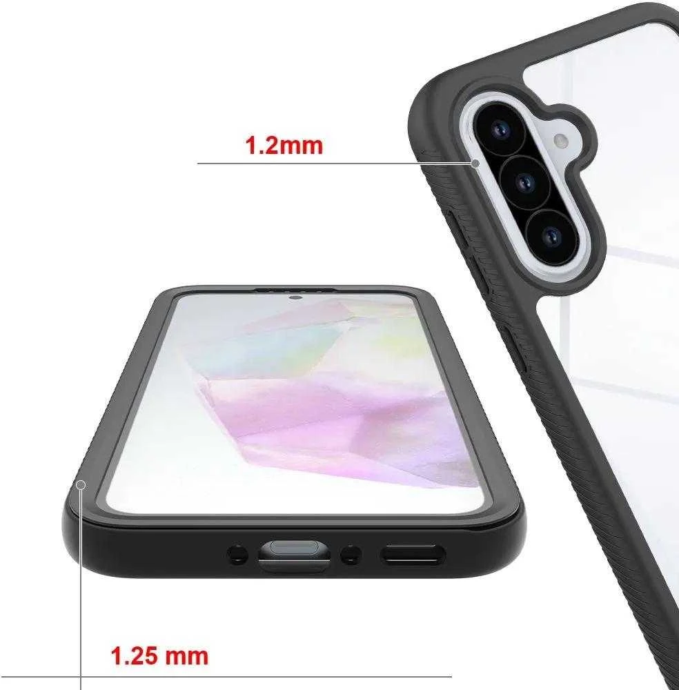 Tech-Protect Defense Samsung Galaxy A36 / A56 5G – dėklas telefonui juodos spalvos