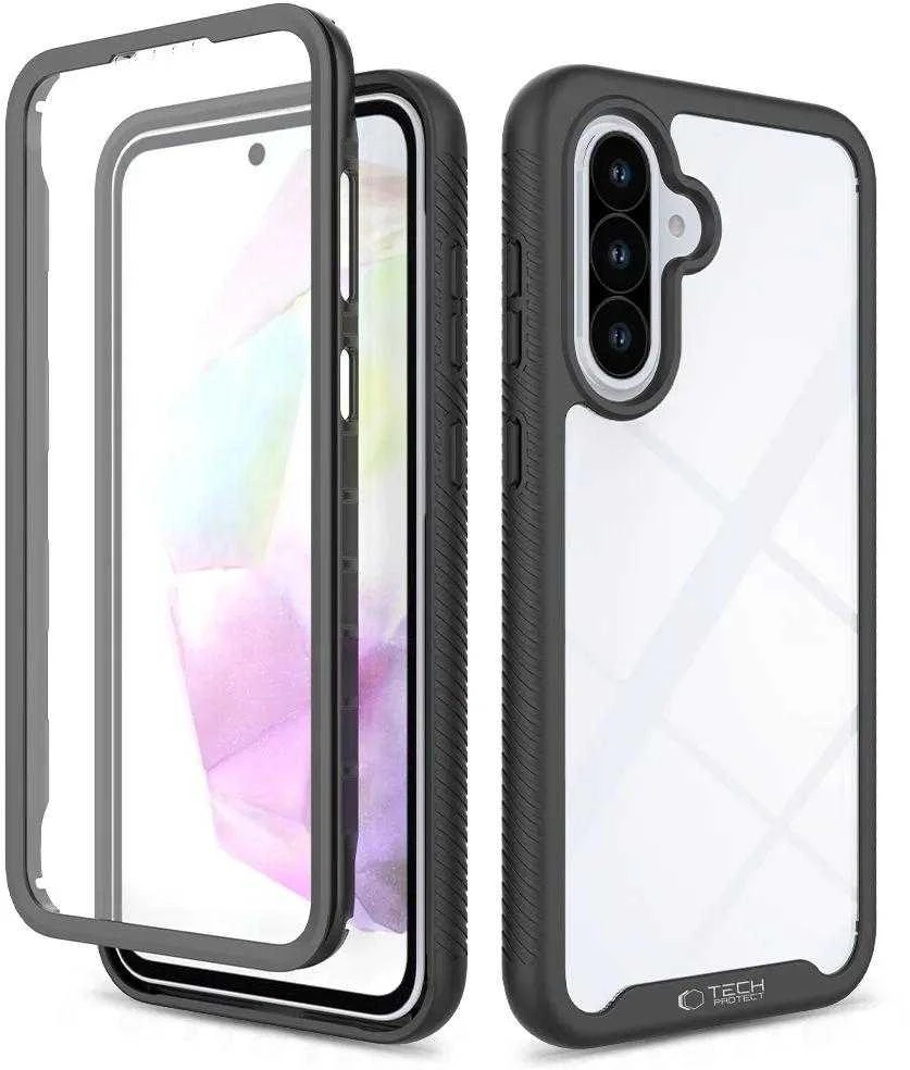 Tech-Protect Defense Samsung Galaxy A36 / A56 5G – dėklas telefonui juodos spalvos
