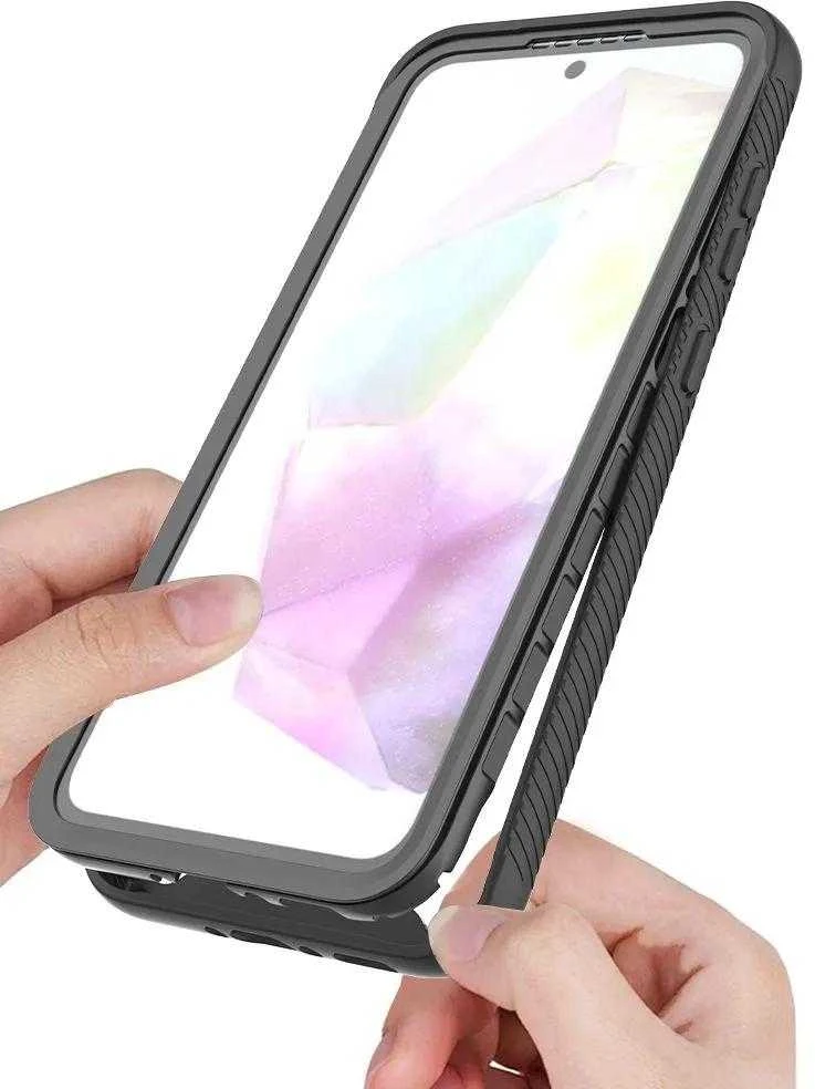 Tech-Protect Defense Samsung Galaxy A36 / A56 5G – dėklas telefonui juodos spalvos