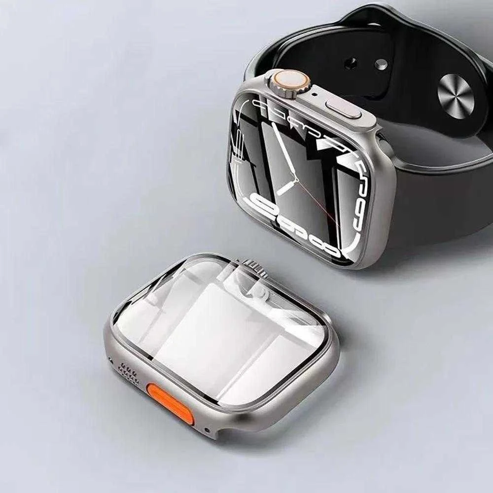 Tech-Protect Defense360 dėklas Apple Watch 4 / 5 / 6 / SE (44mm) – juodos ir oranžinės spalvos
