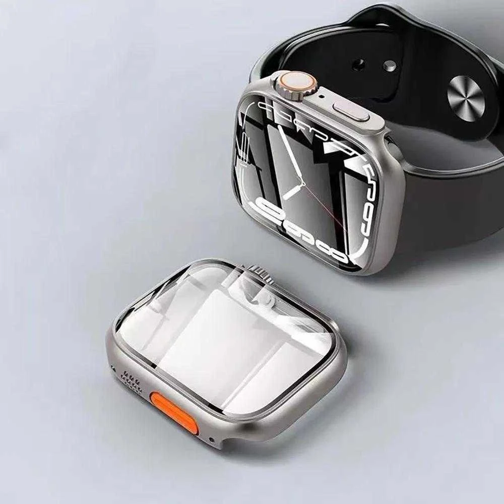 Tech-Protect Defense360 dėklas Apple Watch 4 / 5 / 6 / SE (44mm) – titanium oranžinės spalvos