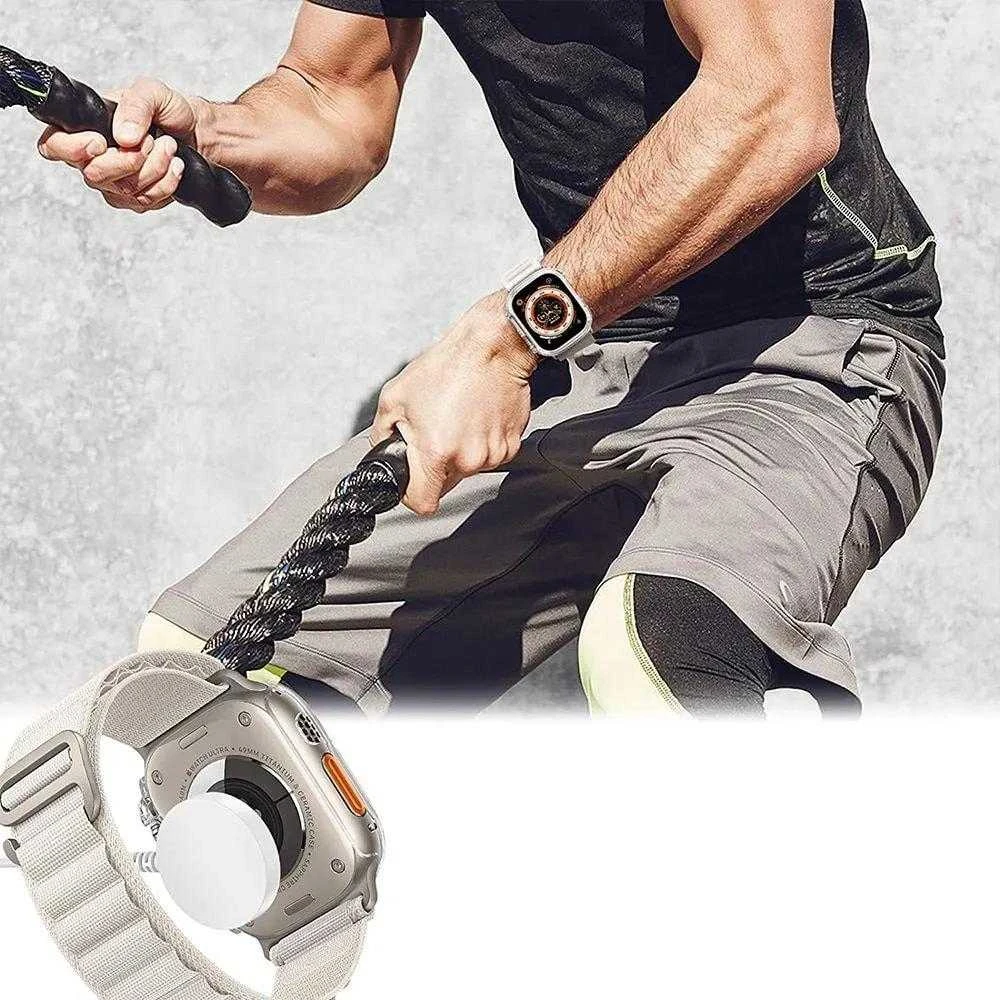 Tech Protect išmaniojo laikrodžio „Apple“ apsauga DEFENSE360 ULTRA (49 MM), Skaidrios spalvos