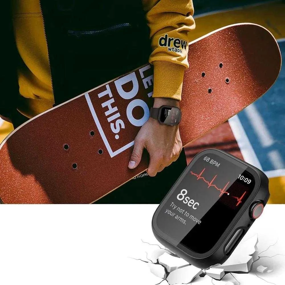 Tech-Protect Defense360 Apsauginis stiklas dėklas skirtas Apple Watch 10 (42mm) - skaidrus