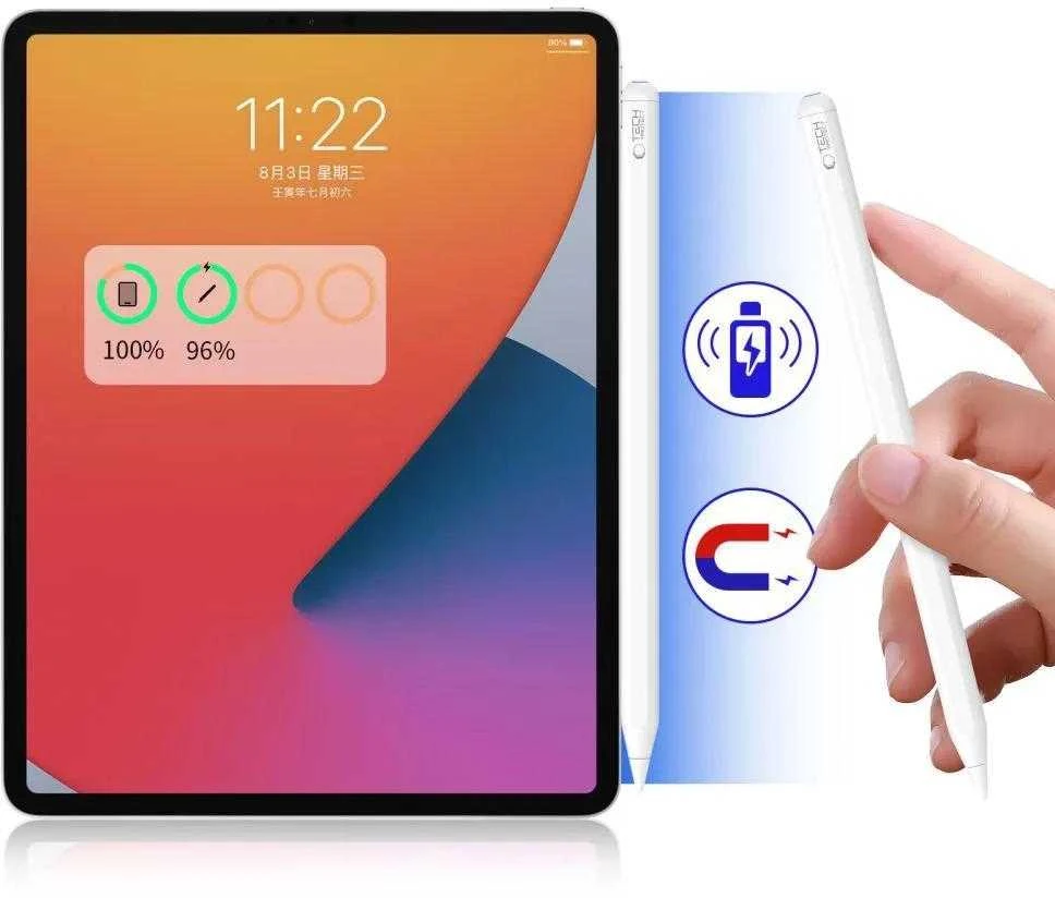 Tech Protect Baltas skaitmeninis rašiklis - Stylus Ipad planšetei "Tech-Protect Digital iPad 2"