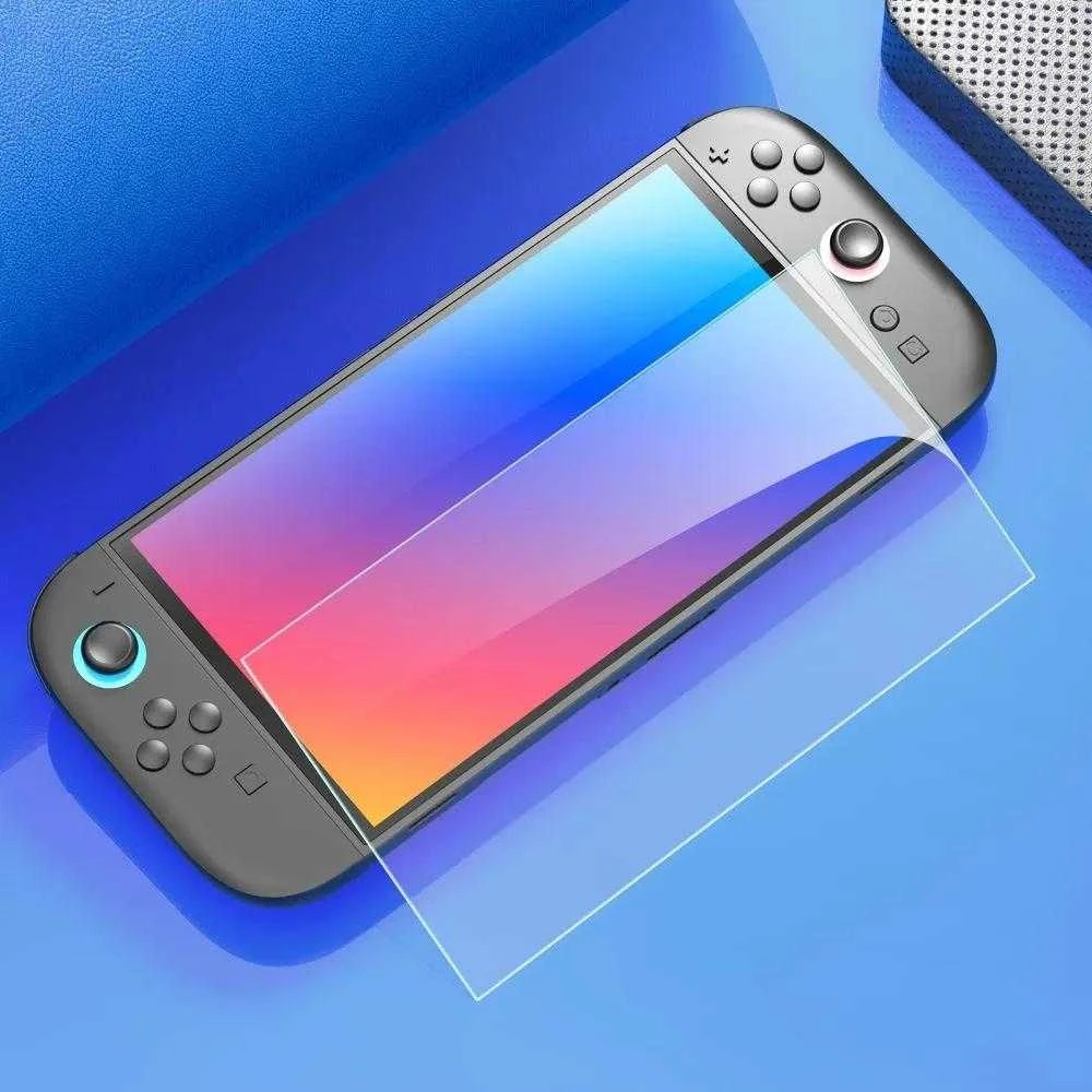 „Tech-Protect Easy Set+“ 2 grūdinto stiklo pakuotė, skirta „Nintendo Switch 2“ – skaidri