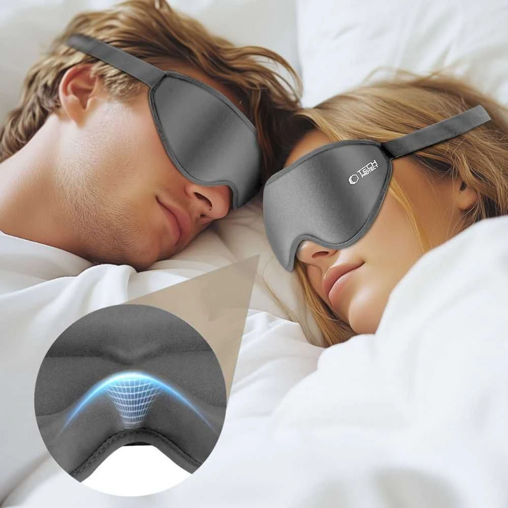 TECH-PROTECT EYESHADE SLEEP MASK Pilkas