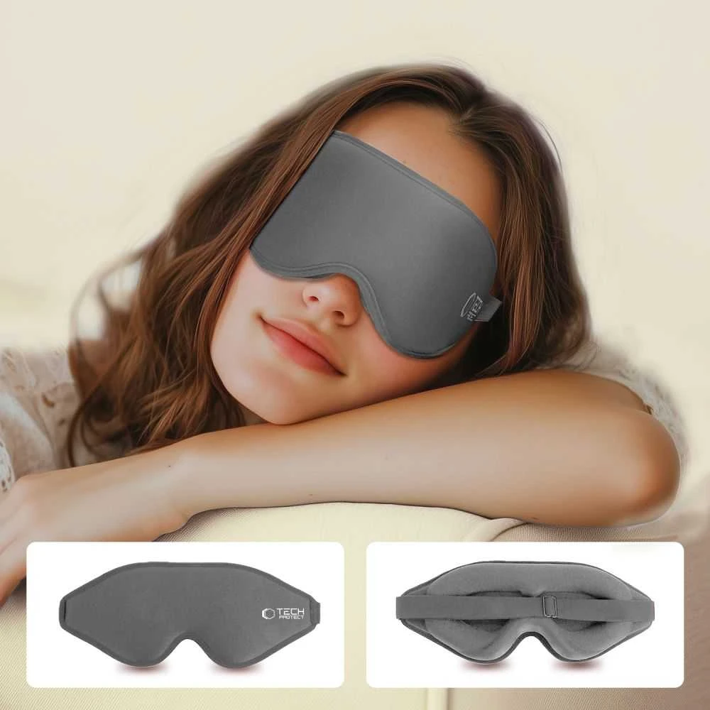 TECH-PROTECT EYESHADE SLEEP MASK Pilkas