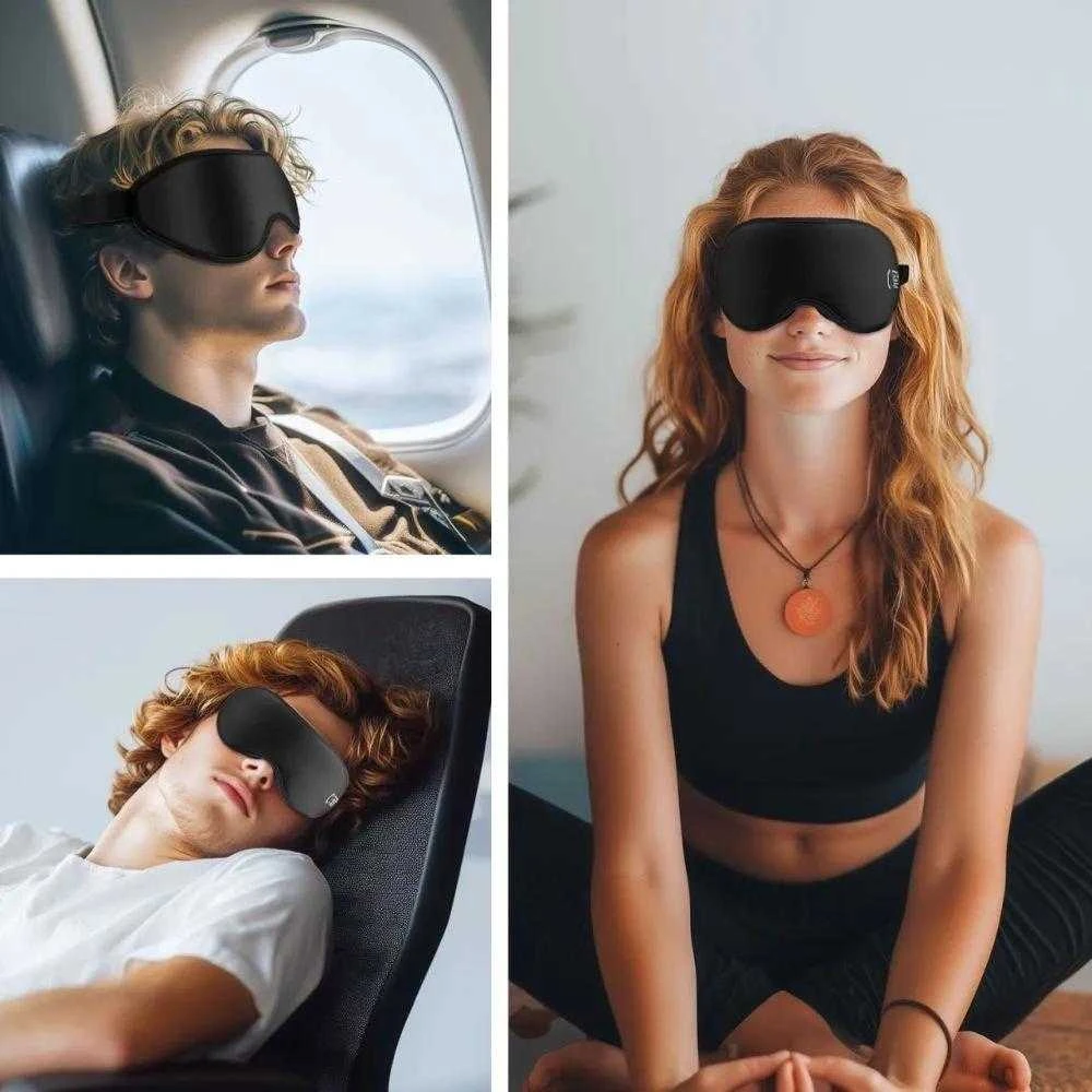 Tech-Protect EyeShade miego akiniai juodos spalvos