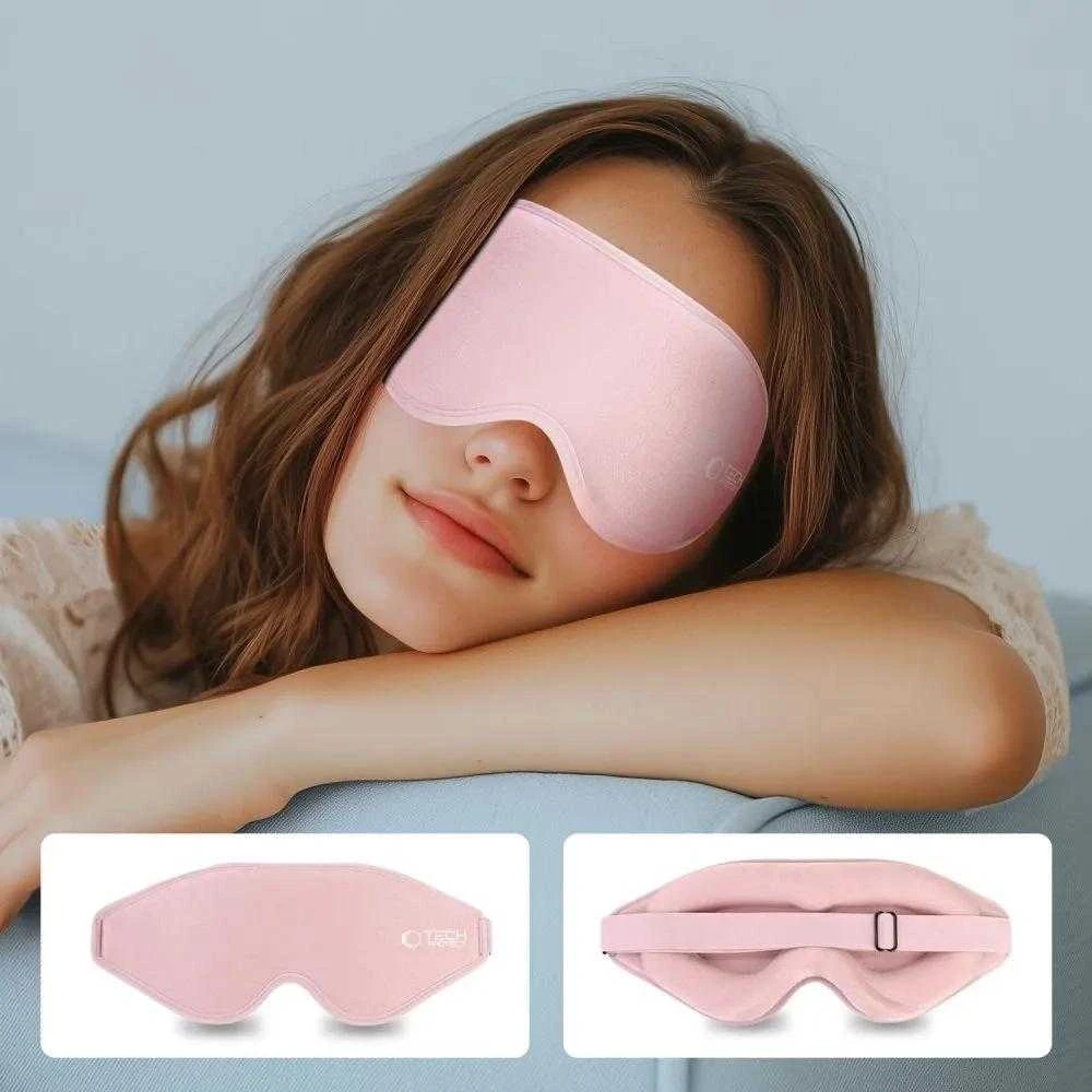 Tech-Protect EyeShade miego akiniai rožinės spalvos