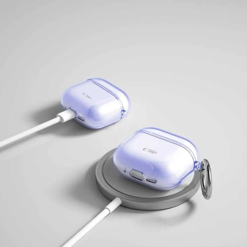 Dėklas Tech-Protect FlexAir Apple AirPods 4 – violetinės spalvos
