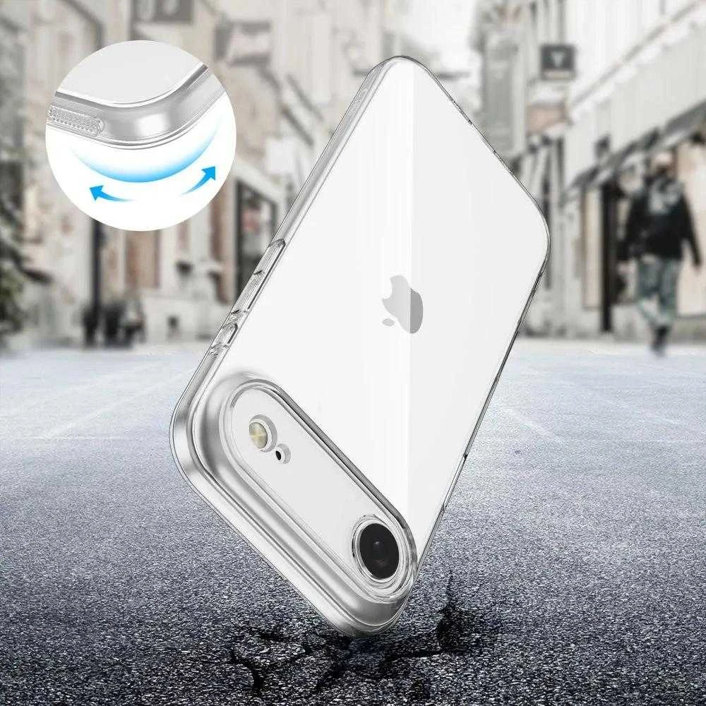 „Tech-Protect FlexAir“ dėklas, skirtas „iPhone 17 Air“ – skaidrus