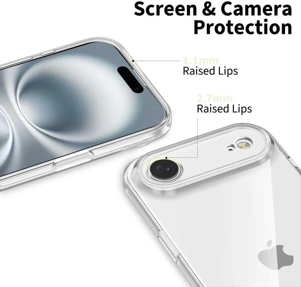 „Tech-Protect FlexAir“ dėklas, skirtas „iPhone 17 Air“ – skaidrus