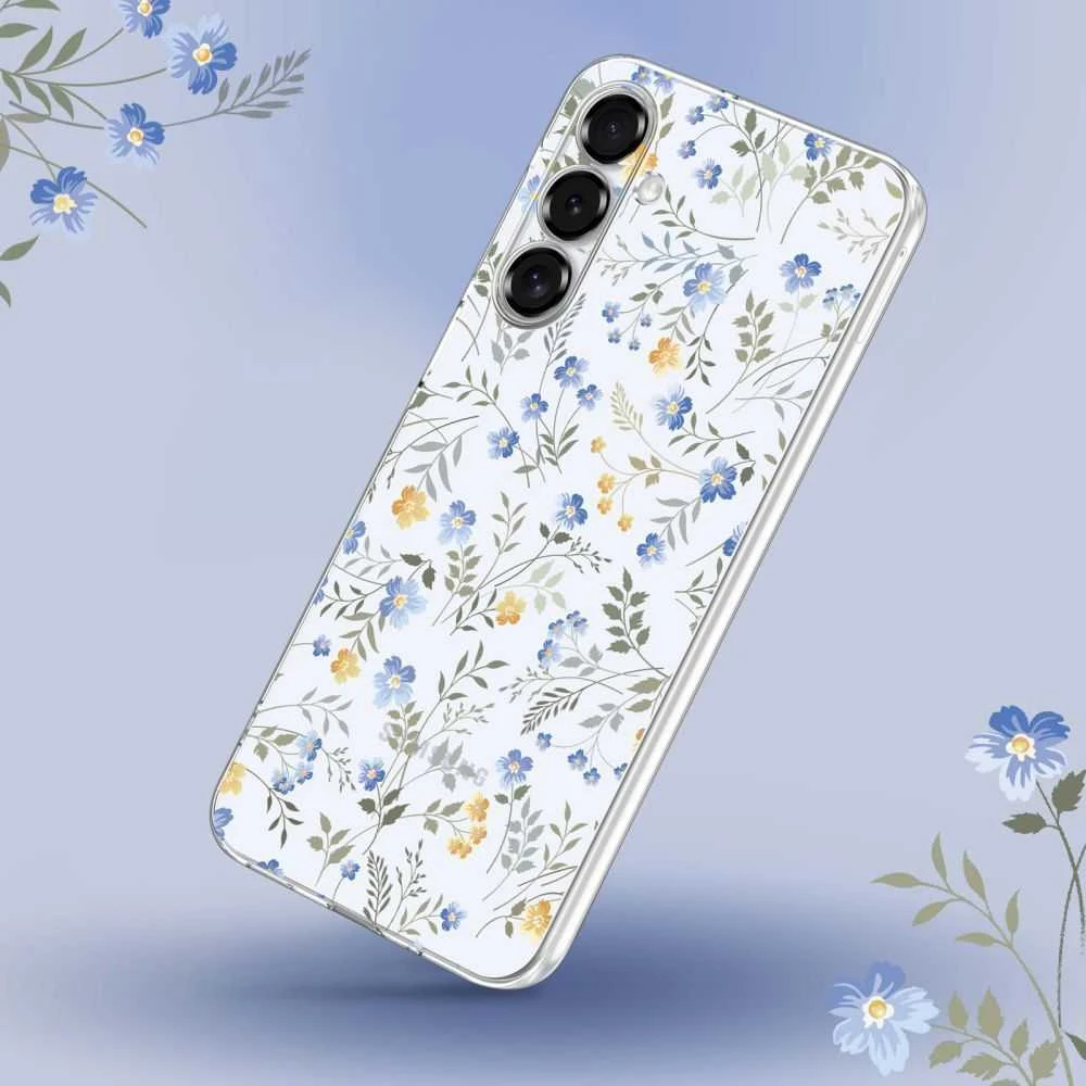 Tech-Protect FlexAir+ dėklas skirtas Samsung Galaxy A17 4G / 5G – Daisies with Leaves