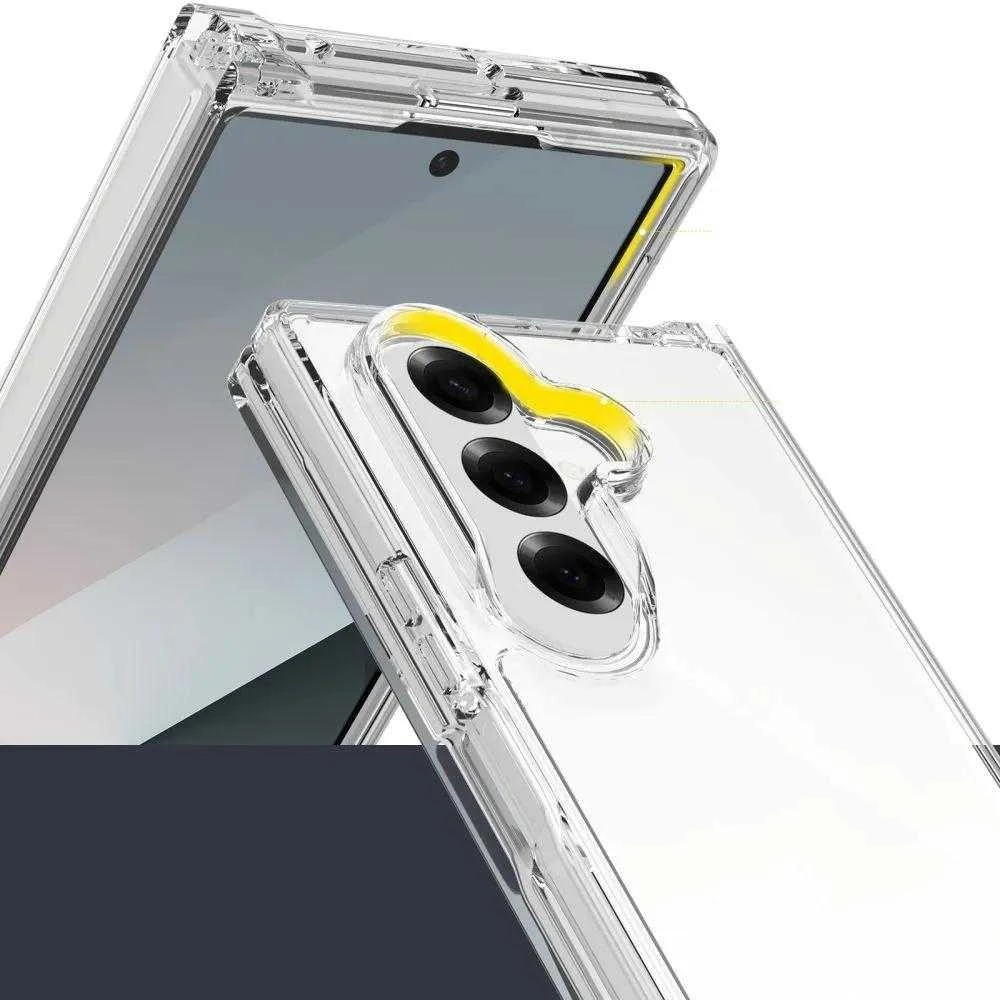 Tech-Protect FlexAir Hybrid dėklas skirtas Samsung Galaxy Z Fold 7 – skaidrus