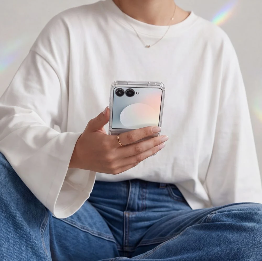 TECH-PROTECT FLEXAIR HYBRID GALAXY Z FLIP 8 SKAIDRUS DĖKLAS