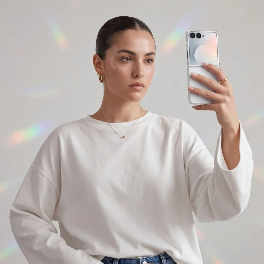 TECH-PROTECT FLEXAIR HYBRID GALAXY Z FLIP 8 SKAIDRUS DĖKLAS