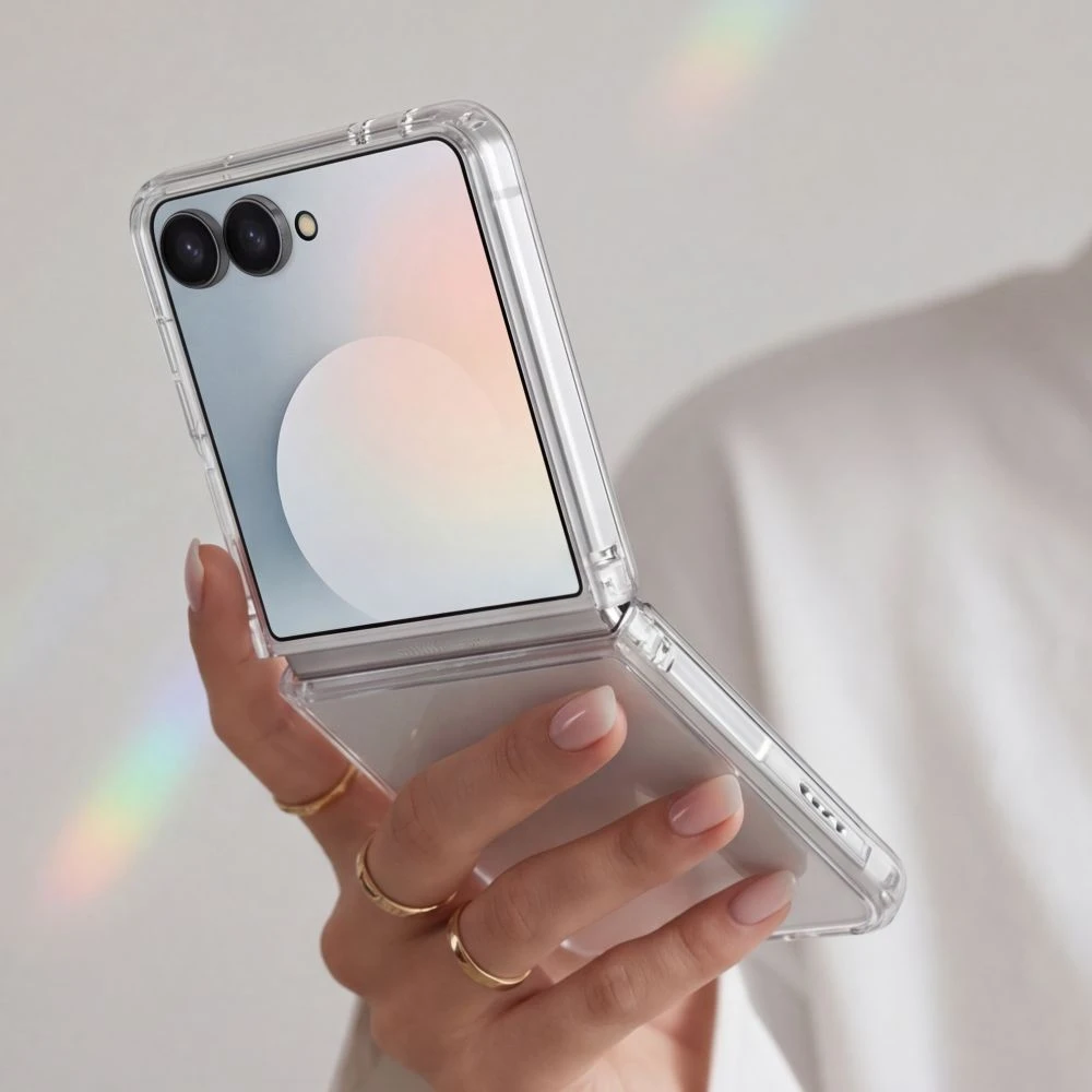 TECH-PROTECT FLEXAIR HYBRID GALAXY Z FLIP 8 SKAIDRUS DĖKLAS