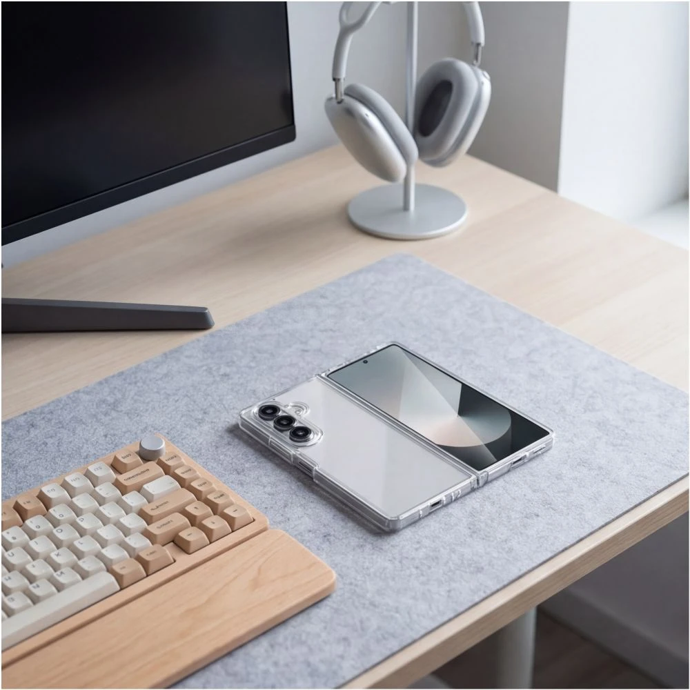 TECH-PROTECT FLEXAIR HYBRID GALAXY Z FOLD 8 ULTRA SKAIDRUS DĖKLAS