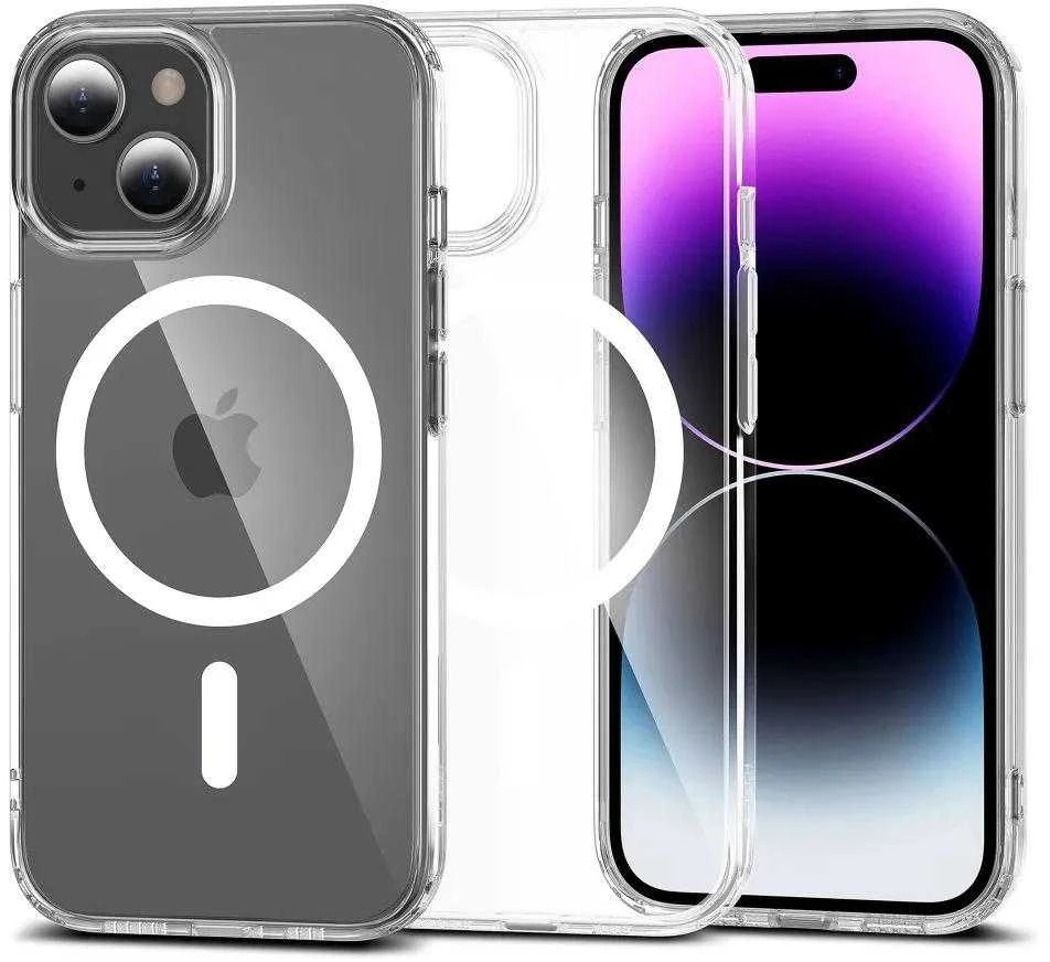Tech-Protect FlexAir Hybrid MagSafe Apple iPhone 15 – dėklas telefonui skaidrus