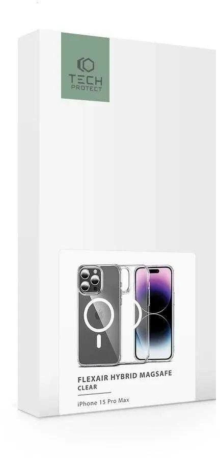 Tech-Protect FlexAir Hybrid MagSafe Apple iPhone 15 Pro – dėklas telefonui skaidrus