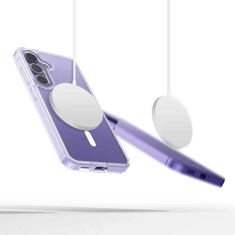 Dėklas Tech Protect „TechProtect Flexair Hybrid Magsafe Galaxy S25 Edge“ skaidrus