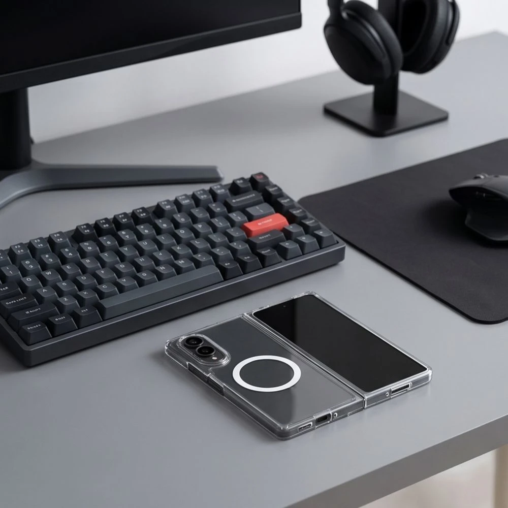 TECH-PROTECT FLEXAIR HYBRID MAGSAFE GALAXY Z FOLD 8 SKAIDRUS DĖKLAS