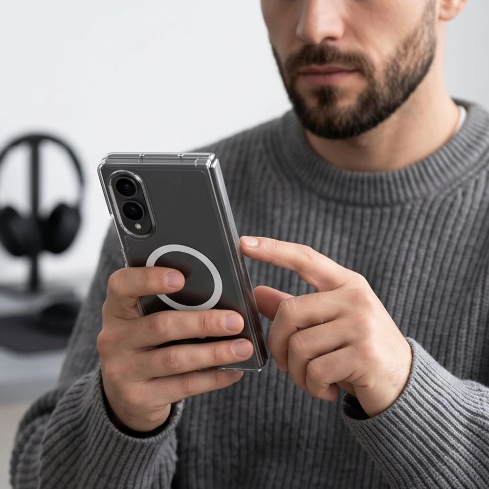 TECH-PROTECT FLEXAIR HYBRID MAGSAFE GALAXY Z FOLD 8 SKAIDRUS DĖKLAS